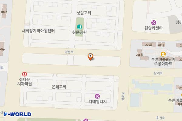 안산패션타운 A동(INO) 위치 지도 — 경기도 안산시 상록구 삼리로 49