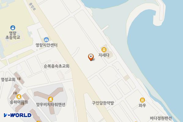 써밋베이속초 위치 지도 — 강원특별자치도 속초시 영랑해안8길 11