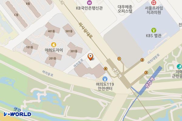 EV충전소 SK여의도주유소 (ev Most) 위치 지도 — 서울특별시 영등포구 의사당대로 154
