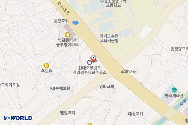 EV충전소 SK장안주유소 (ev Most) 위치 지도 — 경기도 수원시 장안구 경수대로 795