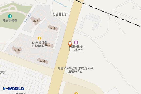 E1 화성향남 전기차 충전소 위치 지도 — 경기도 화성시 만세구 향남읍 향남로 272
