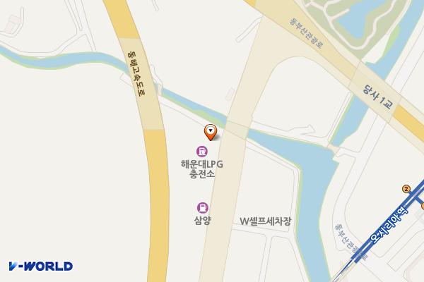 E1 해운대 전기차 충전소 위치 지도 — 부산광역시 해운대구 해운대로 1255