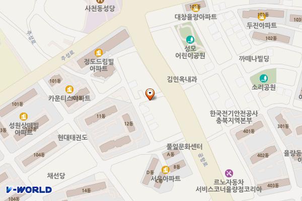 E1 북청주 전기차 충전소 위치 지도 — 충청북도 청주시 청원구 공항로 149-1
