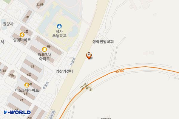 E1 고양성사 전기차 충전소 위치 지도 — 경기도 고양시 덕양구 고양대로 1445-67