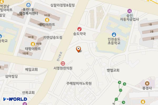 남인천농협 위치 지도 — 인천광역시 연수구 한나루로 188 (옥련동 334-1)