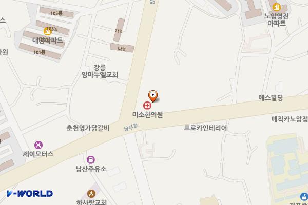 강릉원예농협(강남점) 위치 지도 — 강원특별자치도 강릉시 남부로 147