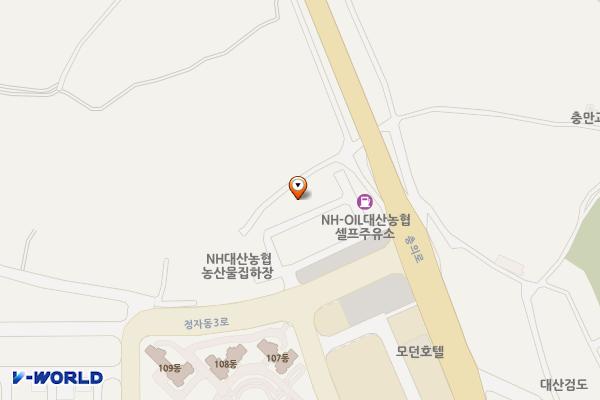 대산농협 위치 지도 — 충청남도 서산시 대산읍 충의로 2001 (대산리 249-9)