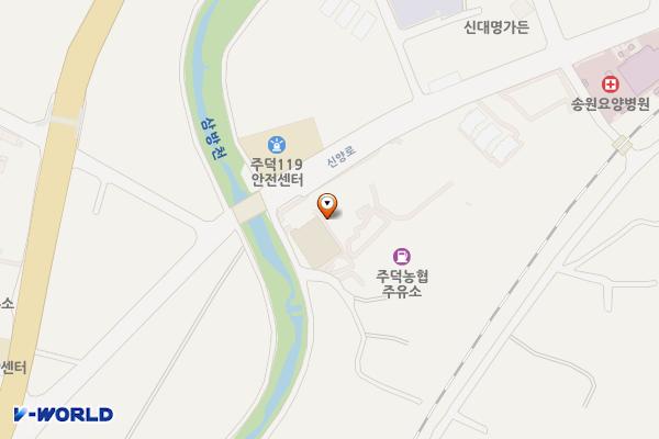 주덕농협 위치 지도 — 충청북도 충주시 주덕읍 신양로 34 (신양리 550)