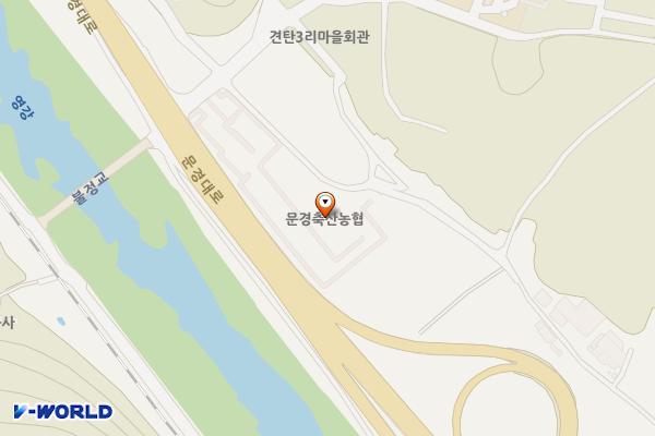 문경축산농협 위치 지도 — 경상북도 문경시 호계면 문경대로 1024 (견탄리 508)