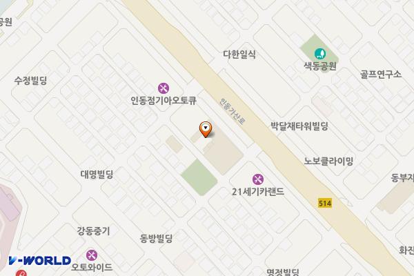 인동농협(본점) 위치 지도 — 경상북도 구미시 인동남길 106 (진평동 12-3)