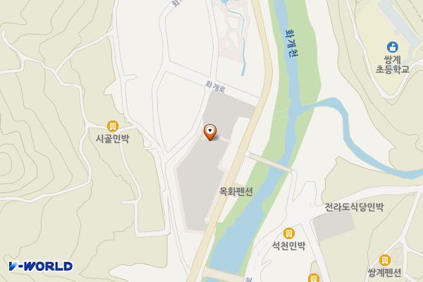 국립공원주차장 위치 지도 — 경상남도 하동군 화개면 용강리 400-5