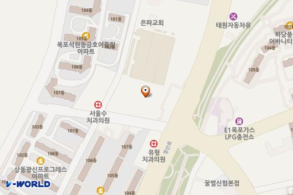 목포원예농협 위치 지도 — 전남광주통합특별시 목포시 영산로 575 (상동 250-5)