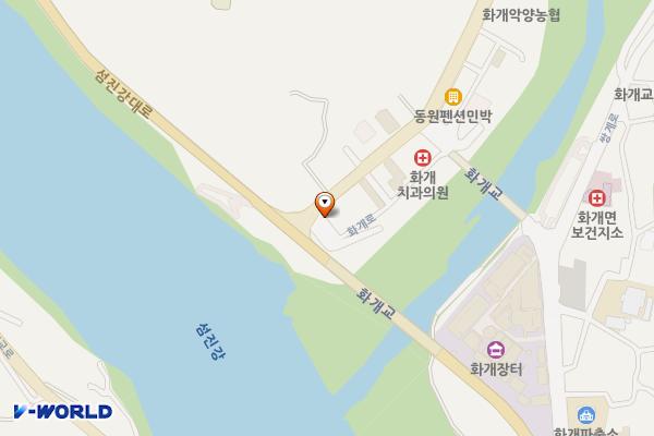 화개 공영주차장 위치 지도 — 경상남도 하동군 화개면 탑리 718