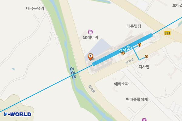 E1 남양주 오남역환승주차장 전기차충전소 위치 지도 — 경기도 남양주시 오남읍 양지리 726-10