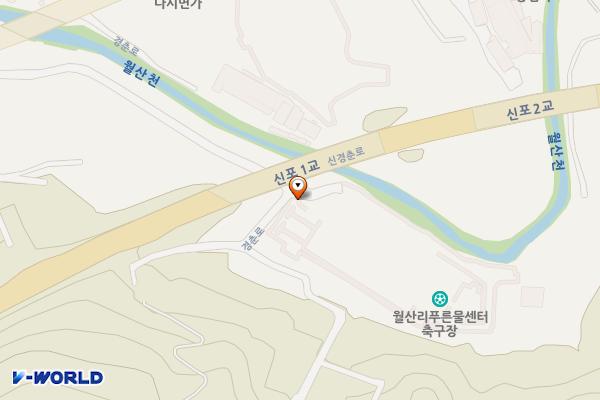 E1 남양주 월산공공하수처리시설 전기차충전소 위치 지도 — 경기도 남양주시 화도읍 경춘로 2330-74
