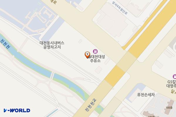 E1 대구대천 전기차충전소 위치 지도 — 대구광역시 달서구 달서대로 101