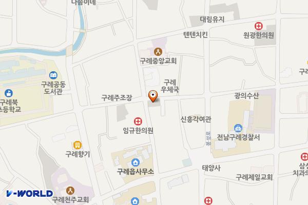 여성회관 옆 위치 지도 — 전남광주통합특별시 구례군 구례읍 봉동리 298-25