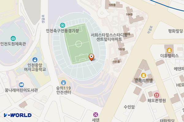 홈플러스 숭의점 급속충전소 위치 지도 — 인천광역시 미추홀구 석정로 51