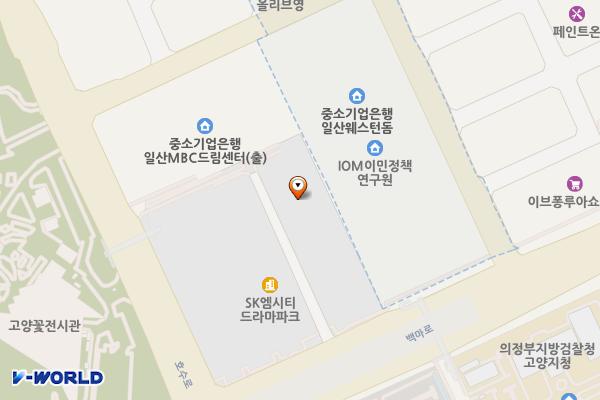 일산엠시티 위치 지도 — 경기도 고양시 일산동구 백마로 195