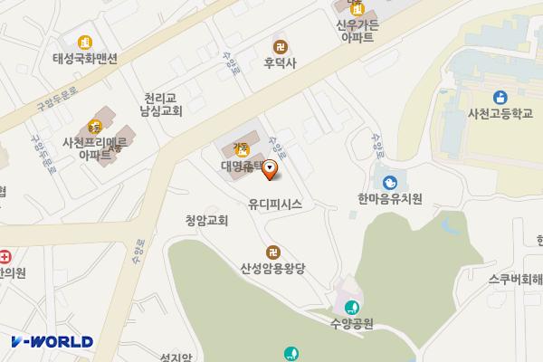 김인숙 위치 지도 — 경상남도 사천시 사천읍 수양로 88-16