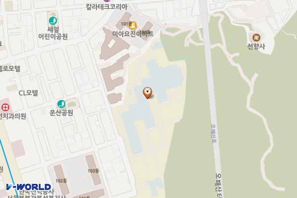 성신여자대학교 미아운정그린캠퍼스 위치 지도 — 서울특별시 강북구 도봉로76가길 55