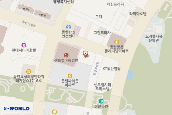 동탄시네스타빌딩 위치 지도 — 경기도 화성시 동탄지성로 11