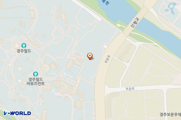 경주월드 위치 지도 — 경상북도 경주시 보문로 544
