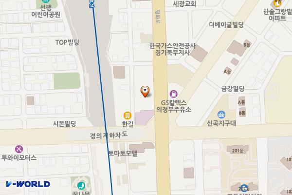 디베뉴스타2 위치 지도 — 경기도 의정부시 평화로 467