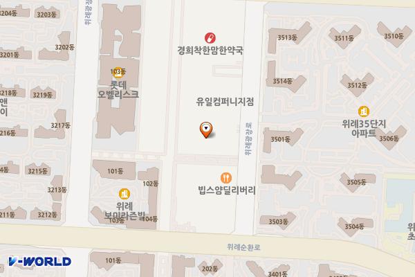 아이에스센트럴타워 위치 지도 — 경기도 성남시 수정구 위례광장로 320