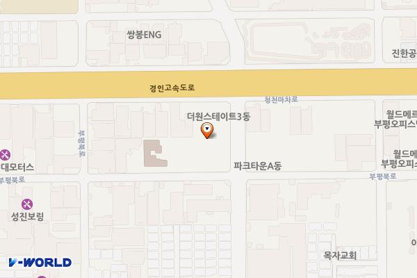 인천 더원스테이트2 충전소 위치 지도 — 인천광역시 부평구 부평북로 65