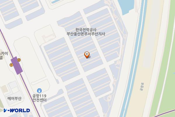 부산 티플렉스 급속충전소 위치 지도 — 부산광역시 강서구 유통단지1로 41