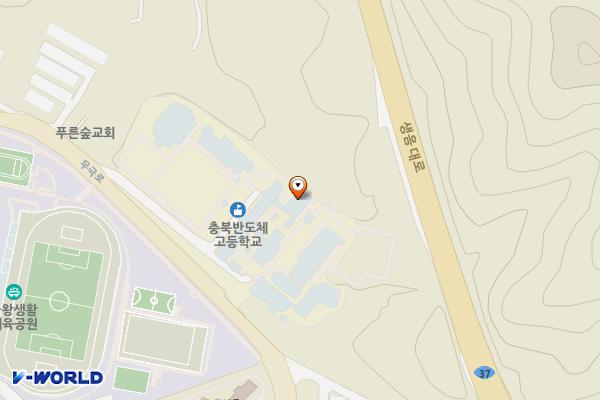 충북 반도체고등학교 위치 지도 — 충청북도 음성군 금왕읍 무극로 393-1