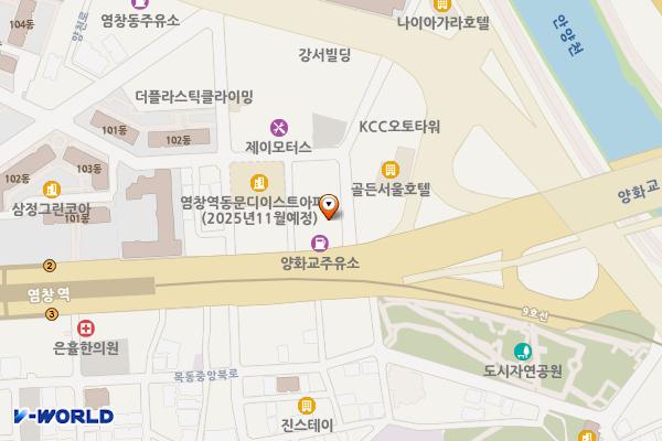 서울 대명투웨니퍼스트 충전소 위치 지도 — 서울특별시 강서구 공항대로 653-5