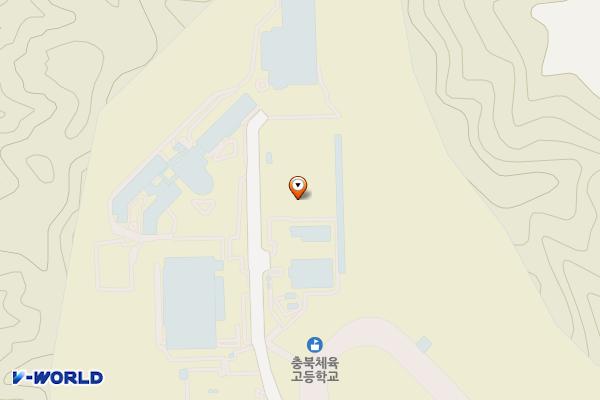 진천 충북체육고등학교 위치 지도 — 충청북도 진천군 문백면 도하3길 120