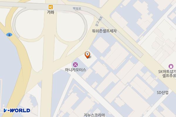 하나은행 인천주안공단지점 급속충전소 위치 지도 — 인천광역시 서해구 장고개로 192