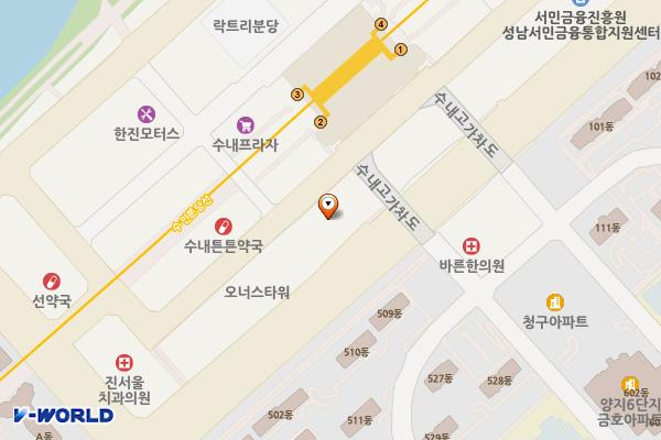분당 동부루트빌딩 위치 지도 — 경기도 성남시 분당구 황새울로200번길 36