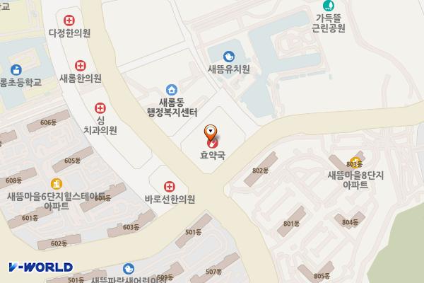세종 크리스마스빌딩 위치 지도 — 세종특별자치시 새롬중앙로 34