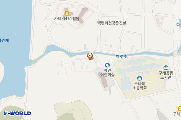 삼우아파트 옆 위치 지도 — 전남광주통합특별시 구례군 구례읍 봉동리 494-2