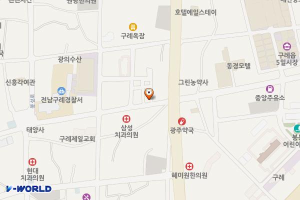봉동회관 옆 위치 지도 — 전남광주통합특별시 구례군 구례읍 봉동리 364-1