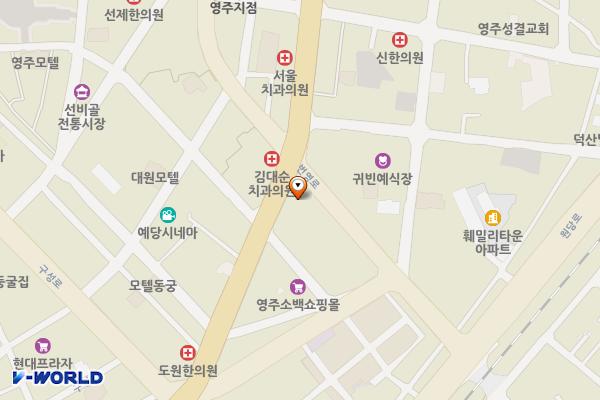 노상제3구간 위치 지도 — 경상북도 영주시 하망동 343-12