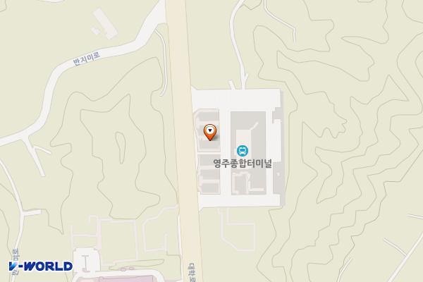 영주종합터미널공영주차장 위치 지도 — 경상북도 영주시 가흥동 671-2
