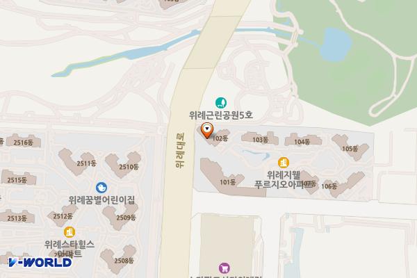 하남 위례지웰푸르지오 2 위치 지도 — 경기도 하남시 위례대로 220