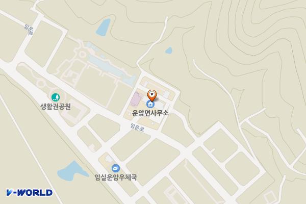 운암면사무소 급속충전소 위치 지도 — 전북특별자치도 임실군 운암면 임운로 1884