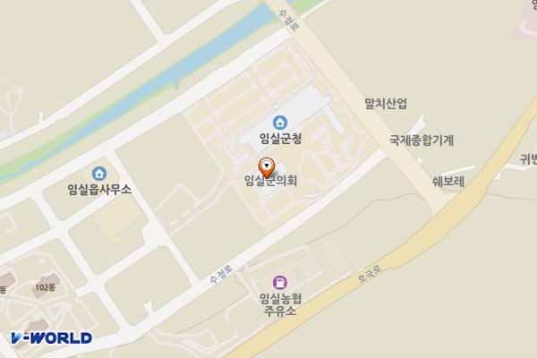 임실의회 급속충전소 위치 지도 — 전북특별자치도 임실군 임실읍 수정로 30