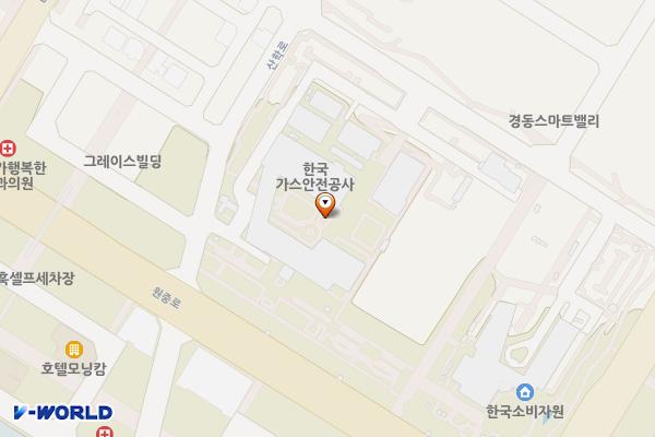 한국가스안전공사 급속충전소 위치 지도 — 충청북도 음성군 맹동면 원중로 1390