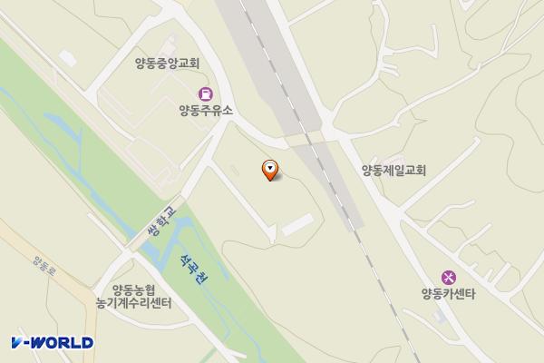 양평농협 급속충전소 위치 지도 — 경기도 양평군 양동면 학둔지아래길 115