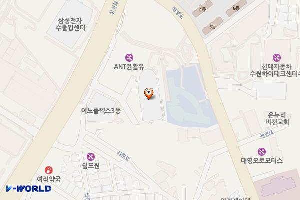 이노플렉스 2 충전소 위치 지도 — 경기도 수원시 영통구 신원로 306