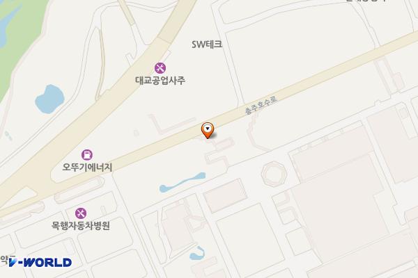 충주 코스모신소재 급속충전소 위치 지도 — 충청북도 충주시 충주호수로 36