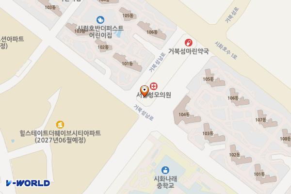 시화나래초중학교 충전소 위치 지도 — 경기도 시흥시 거북섬남로 47
