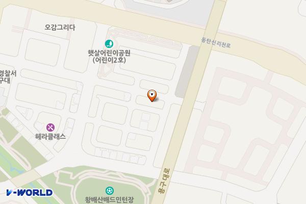 화성 동탄9동행정복지센터 충전소(조달청) 위치 지도 — 경기도 화성시 동탄신리천로9길 76